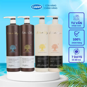 Cặp Dầu Gội Dầu Xả Biotin Luxury Trắng Cappi