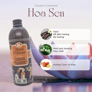 Sữa Tắm Hoa Sen Tesori D`oriente 500ml Cappi