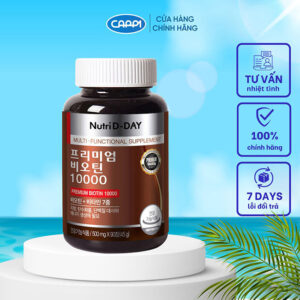 Vien Uong Ho Tro Moc Toc Nutri D Day Premium Biotin 10000