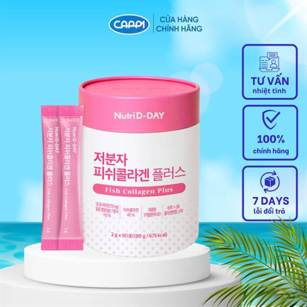 Bột Uống Nutri D Day Small Molecule Fish Collagen Plus