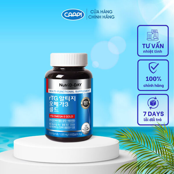 Viên Uống Nutri D Day Premium Omega 3 Gold 1100