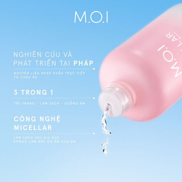 Nuoc Tay Trang Sach Sau M.o.i Micellar Deep Cleansing Water Ho Ngoc Ha 2